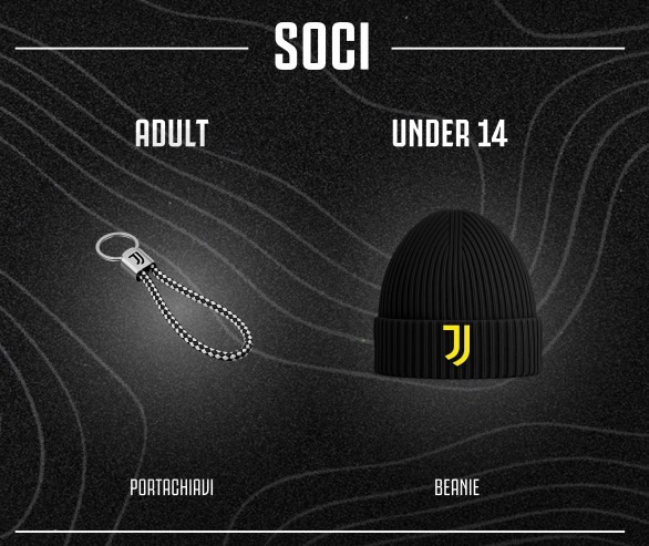 Gadget soci: portachiavi adult e beanie under 14